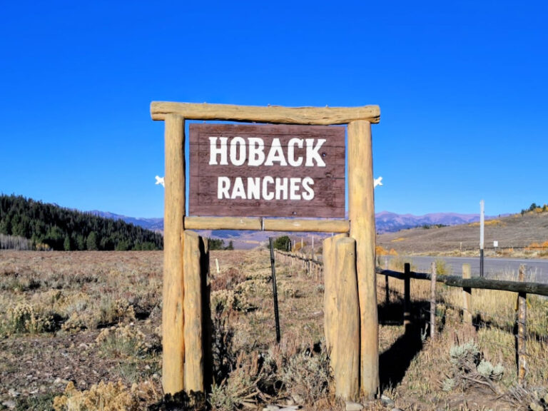 Hoback Ranches Wyoming Sign
