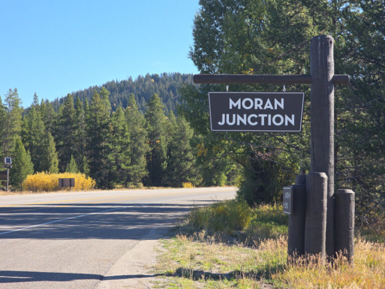 Moran Wyoming Junction Sign