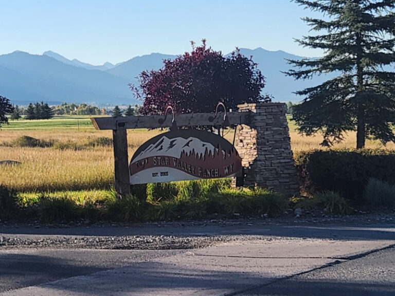 Star Valley Ranch Wyoming Sign Star Valley Wyoming